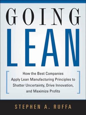 Cover of the book Going Lean by Laurence Pagnoni, Michael Solomon