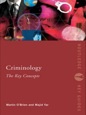 Book cover of Criminology: The Key Concepts