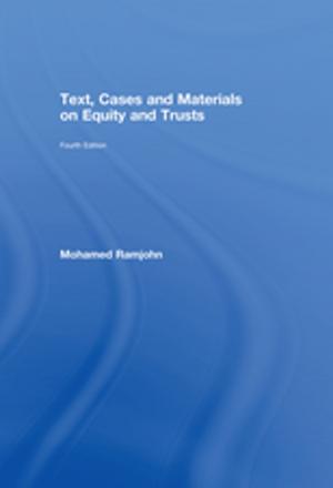 Book cover of Text, Cases and Materials on Equity and Trusts
