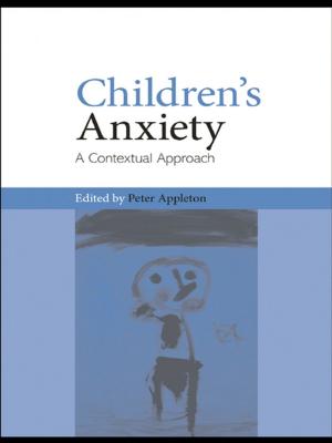 Cover of the book Children's Anxiety by 