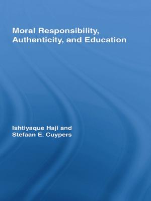Book cover of Moral Responsibility, Authenticity, and Education