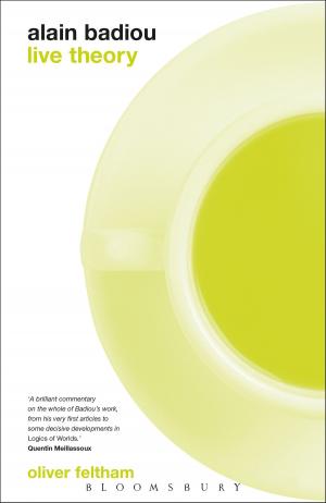 Cover of the book Alain Badiou: Live Theory by Fokke Obbema