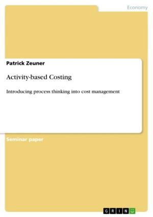 Cover of the book Activity-based Costing by Julia Steinborn