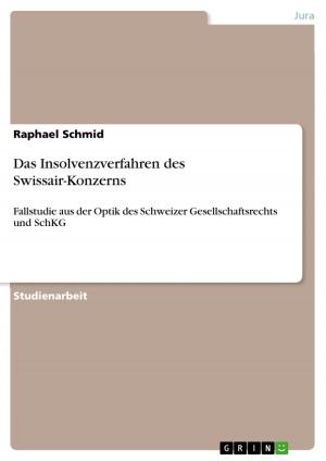 Cover of the book Das Insolvenzverfahren des Swissair-Konzerns by Tanja Wille