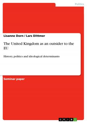 Book cover of The United Kingdom as an outsider to the EU