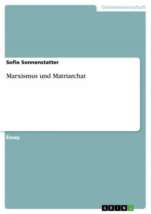 Cover of the book Marxismus und Matriarchat by Verena Witt