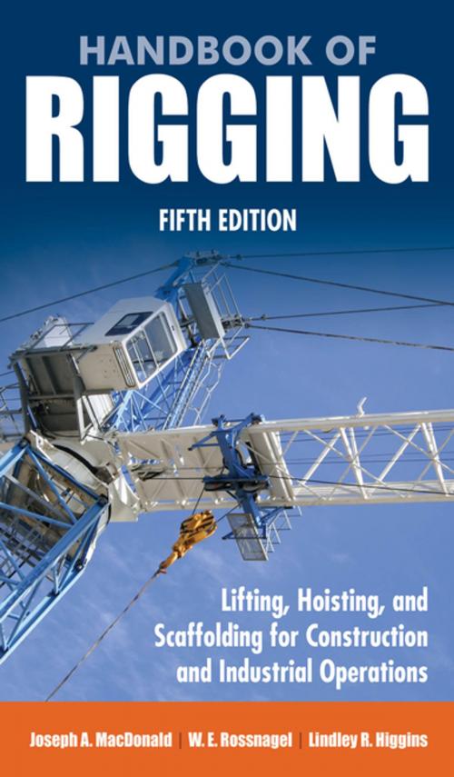 Cover of the book Handbook of Rigging by Joseph A. MacDonald, W. A. Rossnagel, Lindley R. Higgins, McGraw-Hill Education