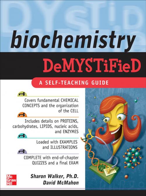 Cover of the book Biochemistry Demystified by Sharon Walker, David McMahon, Mcgraw-hill