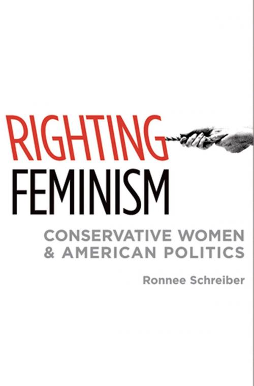Cover of the book Righting Feminism by Ronnee Schreiber, Oxford University Press