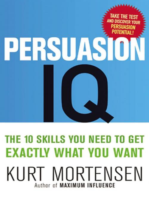 Cover of the book Persuasion IQ by Kurt Mortensen, AMACOM