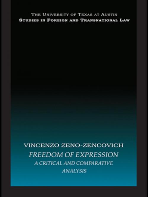 Cover of the book Freedom of Expression by Vincenzo Zeno-Zencovich, Taylor and Francis