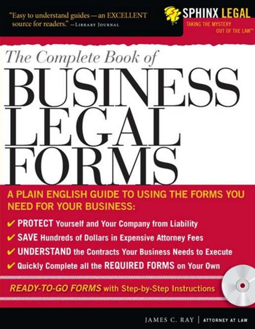 Cover of the book The Complete Book of Business Legal Forms by James Ray, Sourcebooks