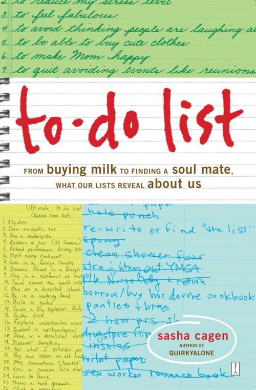 Cover of the book To-Do List by Sasha Cagen, Gallery Books