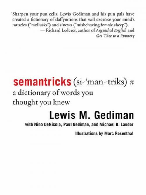 Cover of the book Semantricks by Lewis M. Gediman, Nino DeNicola, Paul Gediman, Michael B. Laudor, St. Martin's Press