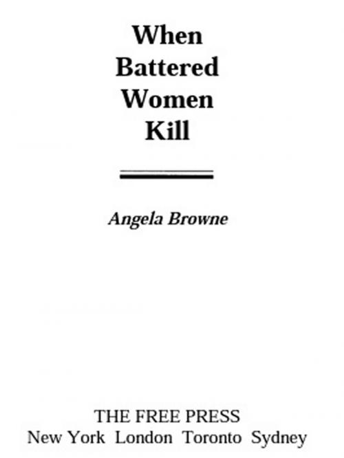 Cover of the book When Battered Women Kill by Angela Browne, Free Press