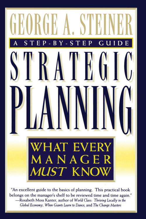 Cover of the book Strategic Planning by George A. Steiner, Free Press