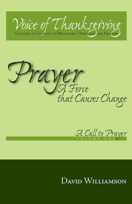 Cover of the book Prayer: a Force That Causes Change by David Williamson, Trafford Publishing