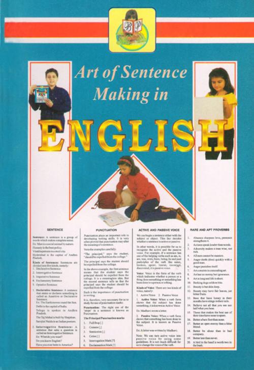 Cover of the book Art of Sentence Making in English by J. D. Murthy, Book Palace