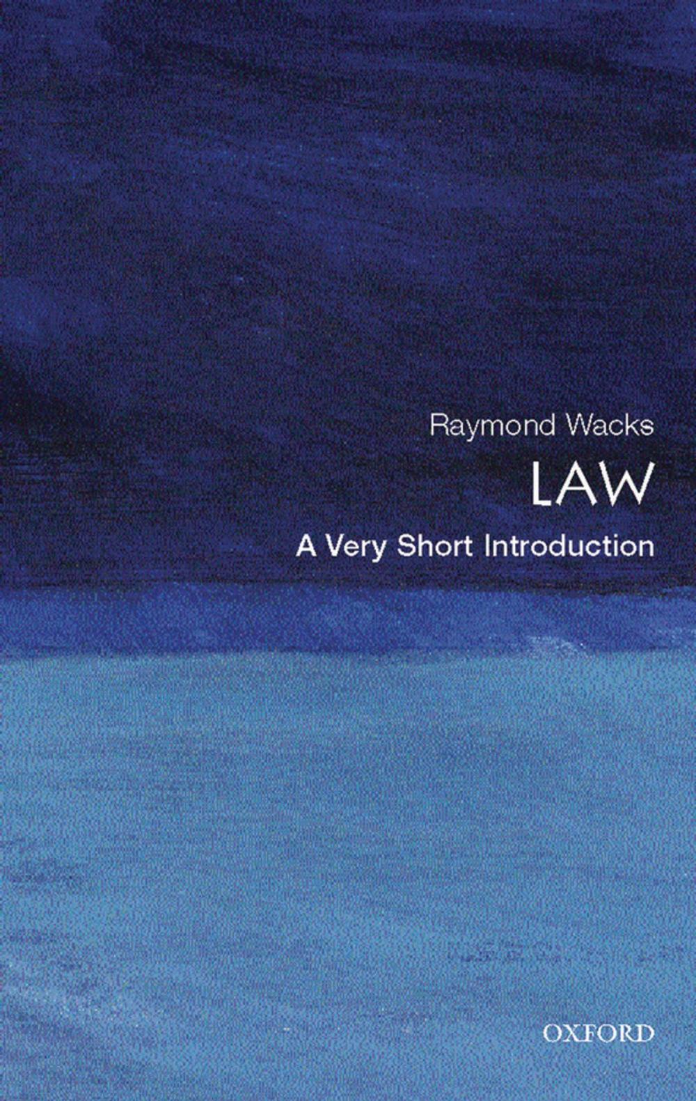 Big bigCover of Law: A Very Short Introduction