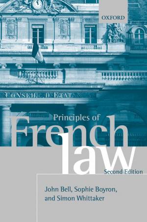 Cover of the book Principles of French Law by Christopher Pollitt, Geert Bouckaert