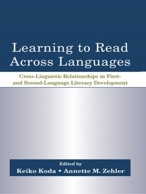 Cover of the book Learning to Read Across Languages by Elena Markova