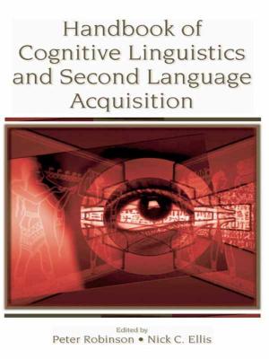 Cover of the book Handbook of Cognitive Linguistics and Second Language Acquisition by S. W. Well