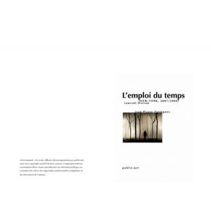 Book cover of L'emploi du temps