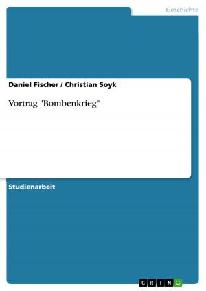 Book cover of Vortrag 'Bombenkrieg'