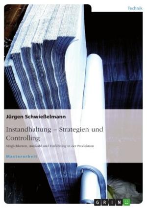 Cover of the book Instandhaltung - Strategien und Controlling by Anonym