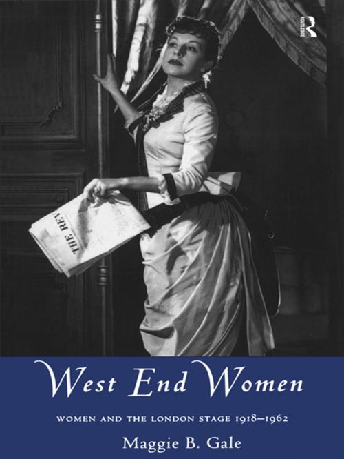 Cover of the book West End Women by Maggie Gale, Taylor and Francis