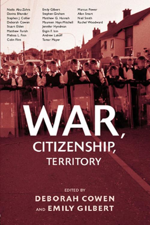 Cover of the book War, Citizenship, Territory by , Taylor and Francis