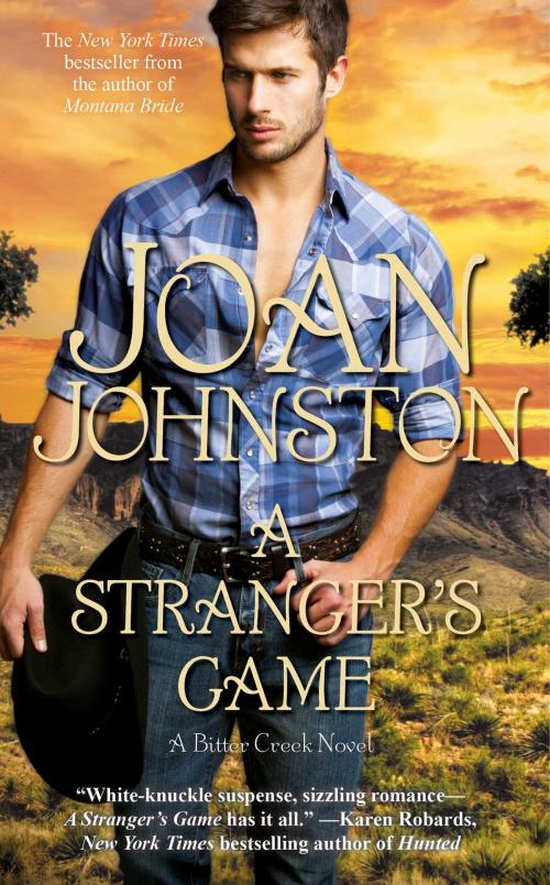 Cover of the book A Stranger's Game by Joan Johnston, Pocket Books