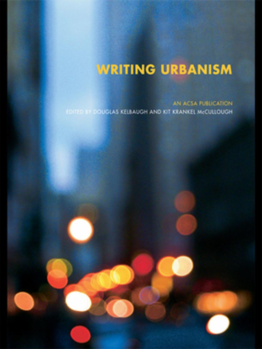 Big bigCover of Writing Urbanism