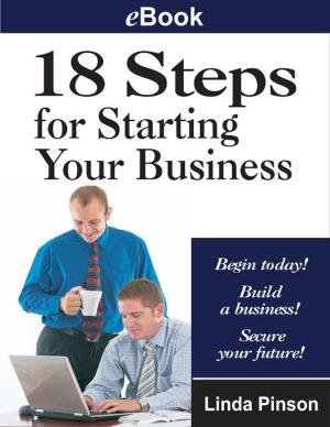 Book cover of 18 Steps for Starting Your Business