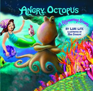 Book cover of Angry Octopus: An Anger Management Story introducing active progressive muscular relaxation and deep breathing