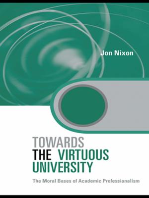 Book cover of Towards the Virtuous University