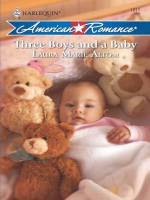 Cover of the book Three Boys and a Baby by Carol Marinelli, Marion Lennox