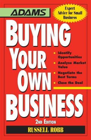 Cover of the book Buying Your Own Business by Adams Media