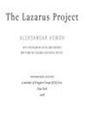 Book cover of The Lazarus Project