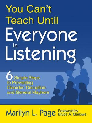 Cover of the book You Can’t Teach Until Everyone Is Listening by Martin R. Sheehan, Geoffrey T. Colvin