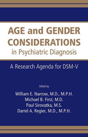 Cover of the book Age and Gender Considerations in Psychiatric Diagnosis by Stanley I. Greenspan, MD