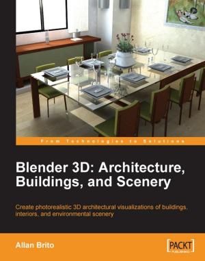 Cover of the book Blender 3D: Architecture, Buildings, and Scenery by Leandro Carvalho