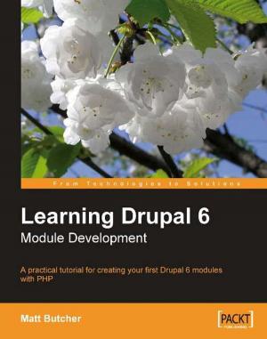 Cover of the book Learning Drupal 6 Module Development by Milan Sedliak
