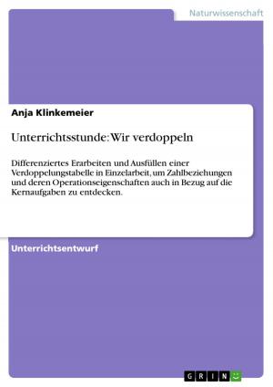 Cover of the book Unterrichtsstunde: Wir verdoppeln by Anna Schiefler