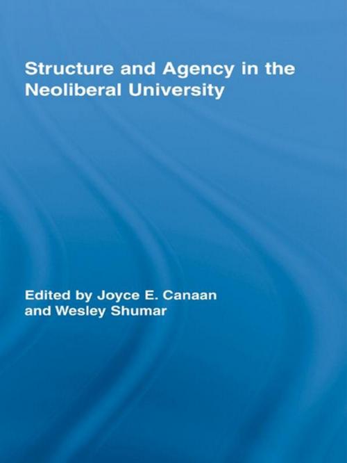 Cover of the book Structure and Agency in the Neoliberal University by , Taylor and Francis