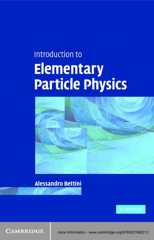 Cover of the book Introduction to Elementary Particle Physics by Alessandro Bettini, Cambridge University Press
