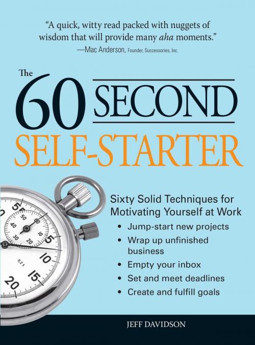 Cover of the book 60 Second Self-Starter by Jeff Davidson, Adams Media