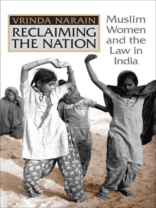 Cover of the book Reclaiming the Nation by Vrinda Narain, University of Toronto Press, Scholarly Publishing Division