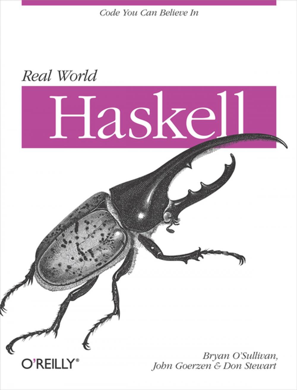 Big bigCover of Real World Haskell
