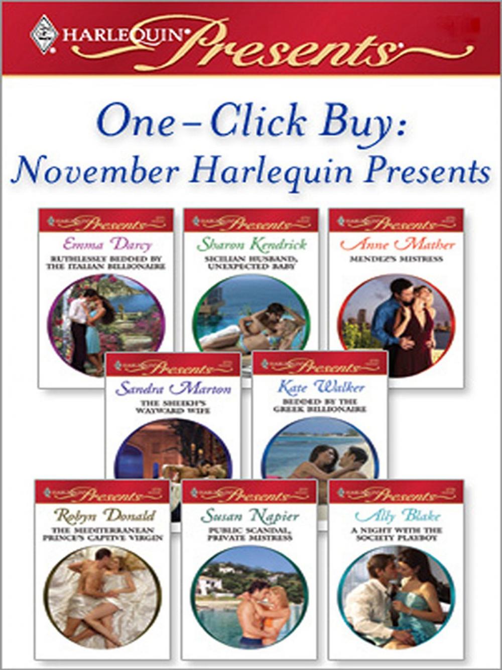 Big bigCover of One-Click Buy: November Harlequin Presents